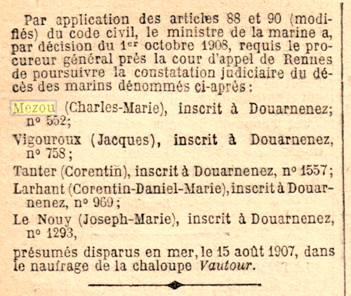 Extrait du Journal officiel de la République française. Lois et décrets - 1908/10/06