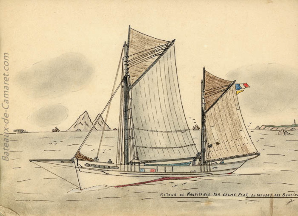 Source : tableau de Jules Saint-Cyr in bateaux-de-camaret.com, communiqué par Michel Torillec.