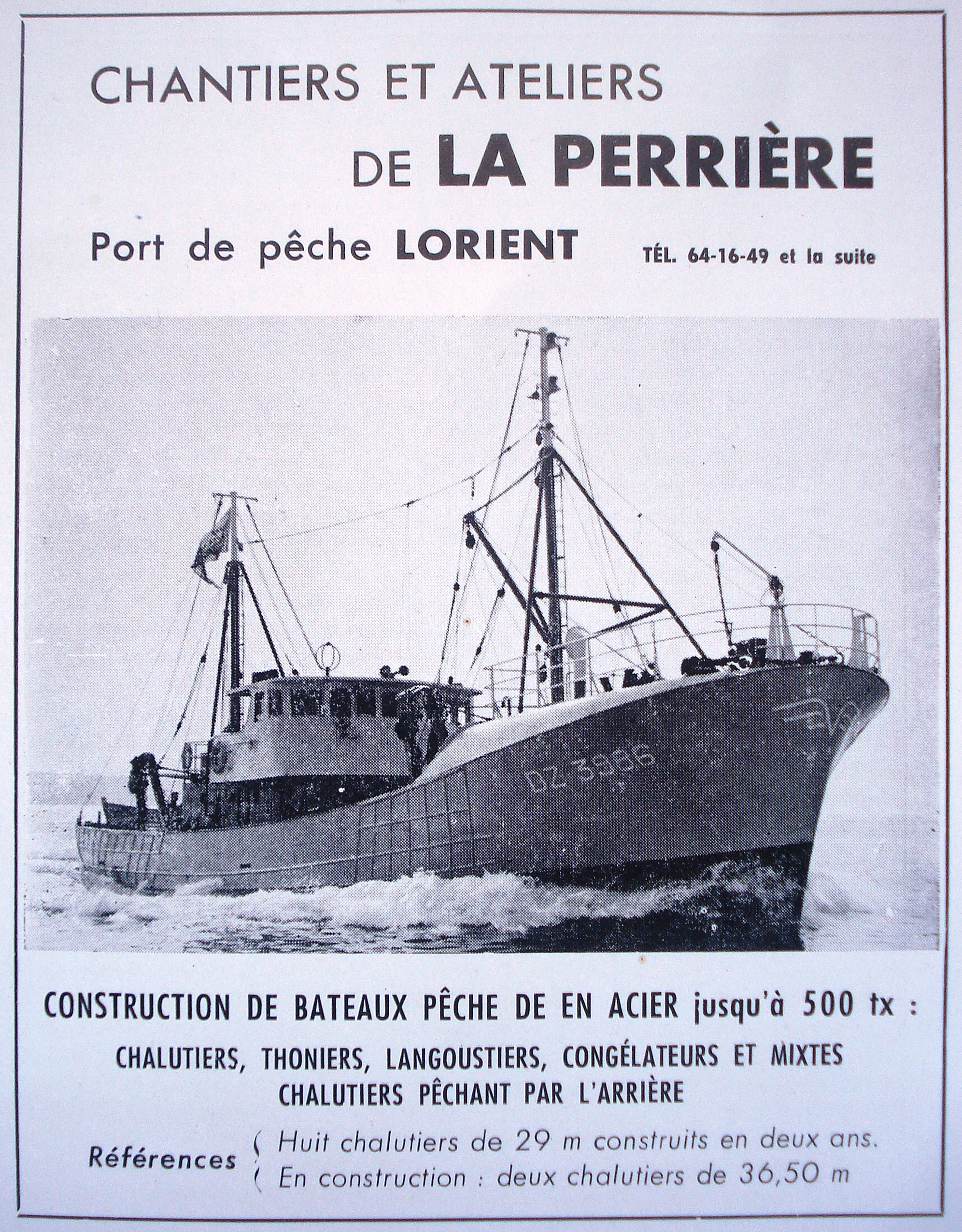 DZ3985 Pêche Maritime février 1961