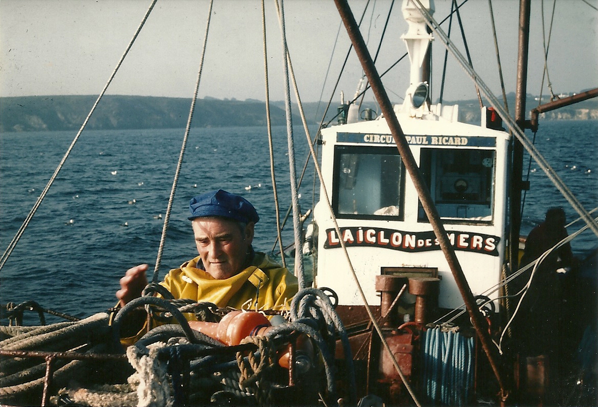 DZ4023 Aiglon des Mers. Marin : Roger Bourligueux, Grands Sables à Belle Ile en 1978