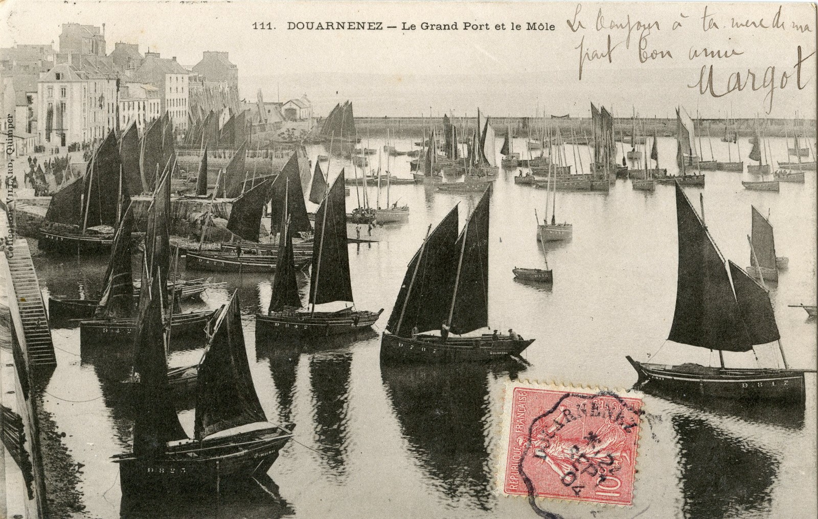 Source : Carte postale n° 111, Collection Villard, Quimper