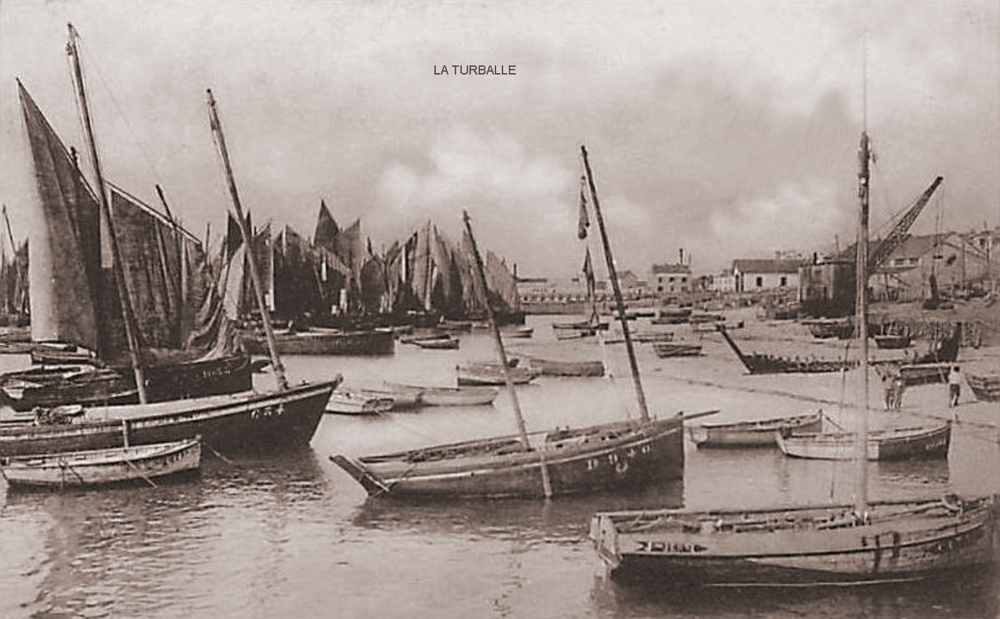 Source : image transmise par Jean-Jacques Le Lons.Au port de La Turballe.